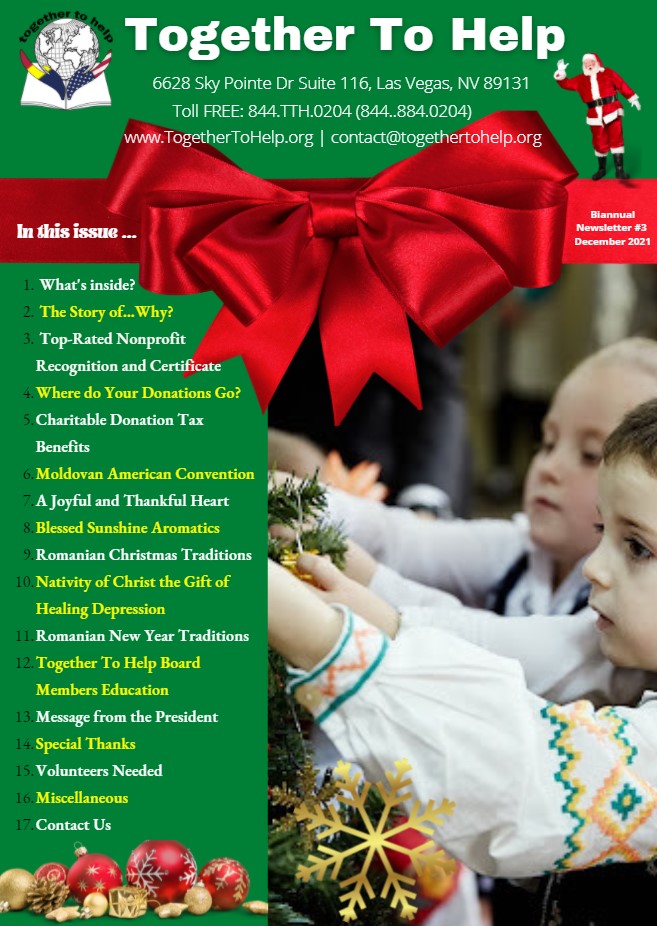 Newsletter cover: issue #3 - December 2021